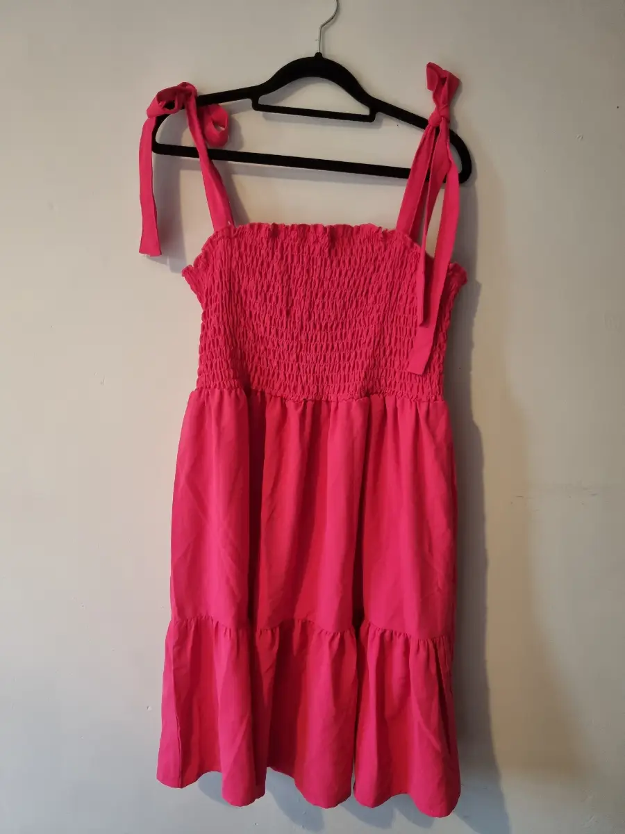 Shein Large Ladies Pink Summer Dress