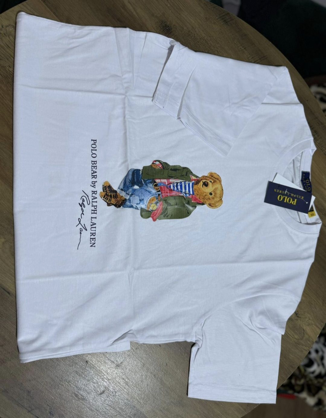 Polo Ralph lauren mens summer ti shirt white size large