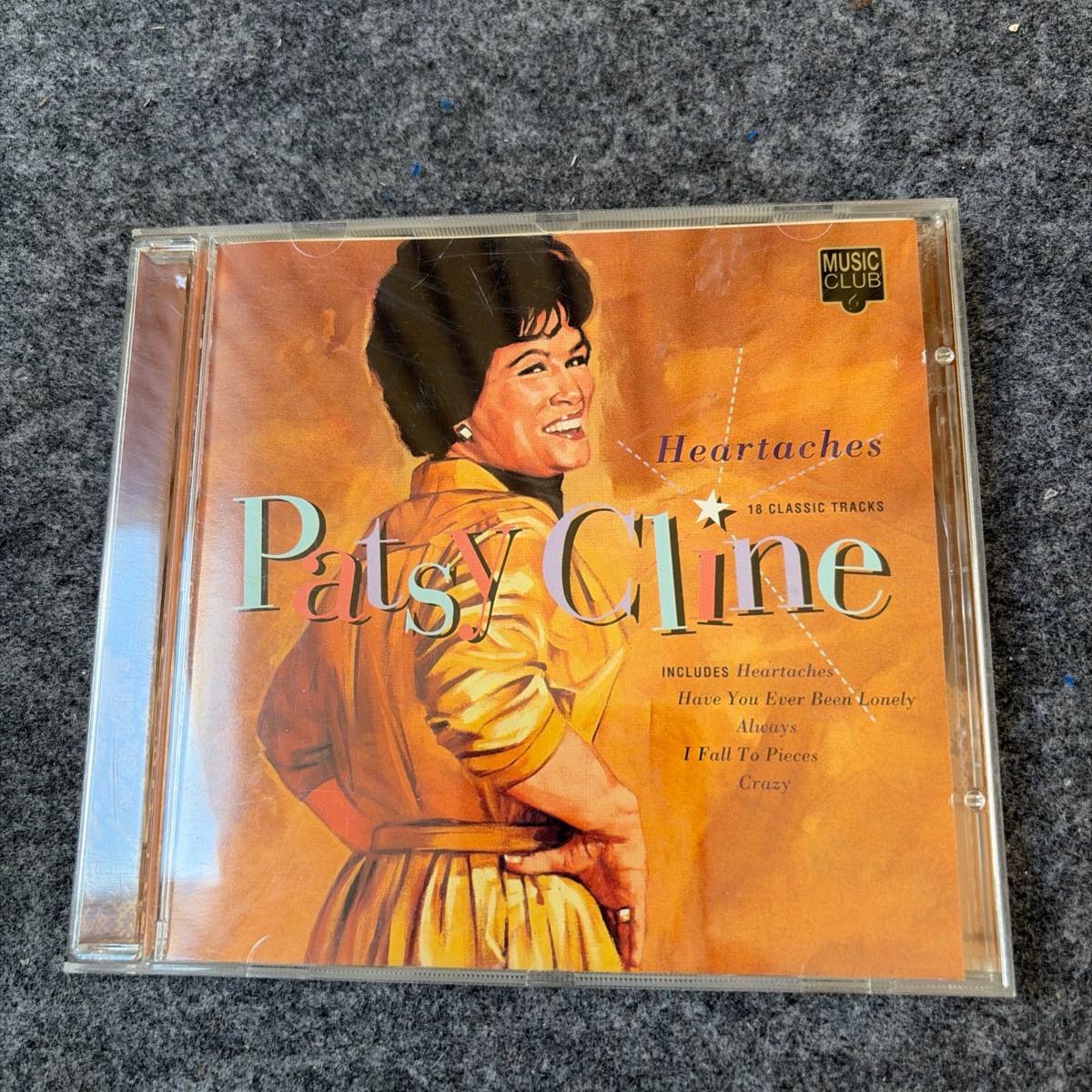 Patsy Cline(CD Album)Heartaches-5014797293175--VG