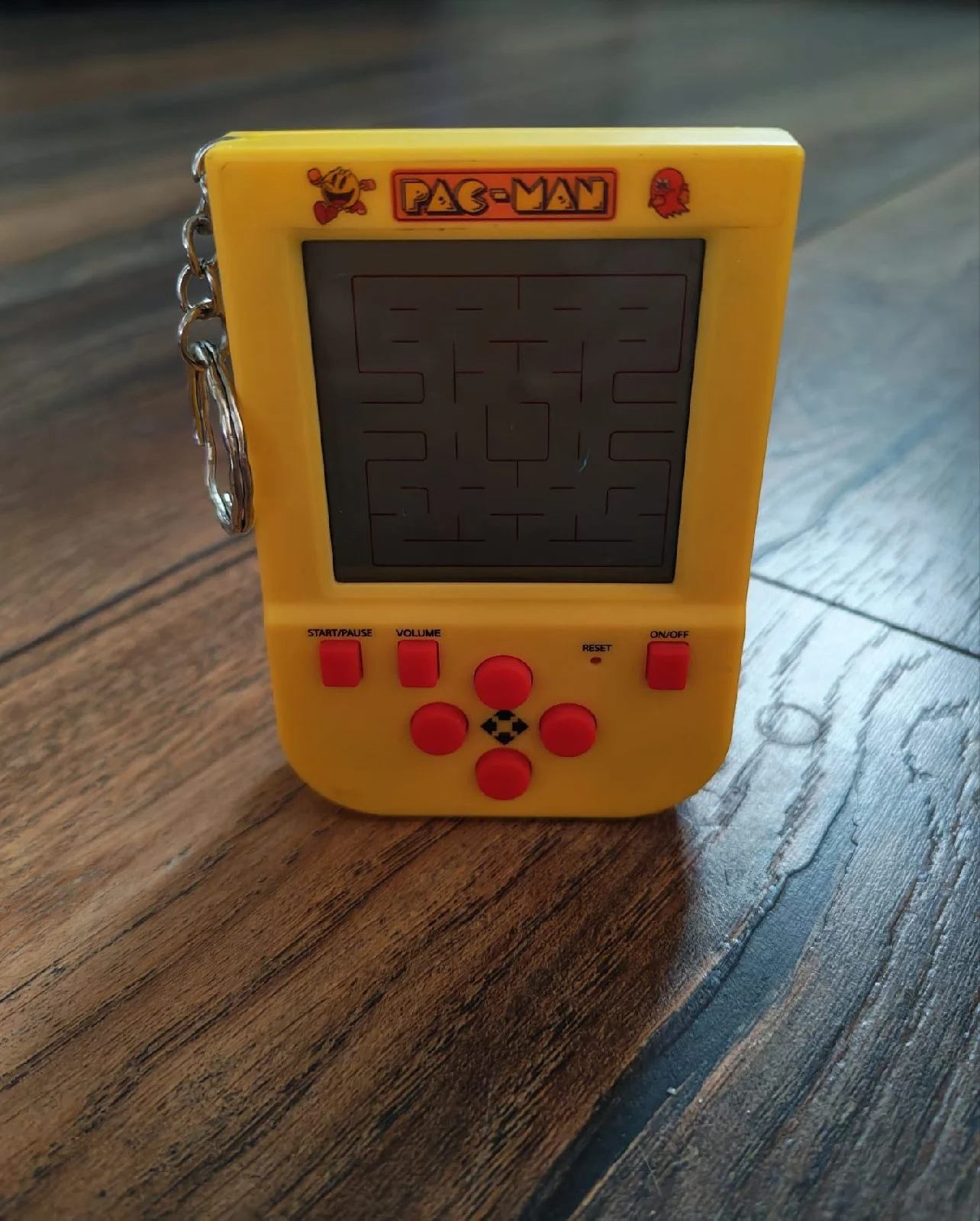 Pac-Man Mini Handheld Electronic Arcade Game Keyring