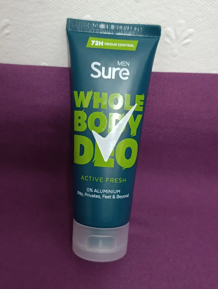 Sure Men Active Fresh Whole Body All Over Body Deodorant Cream 75ml
