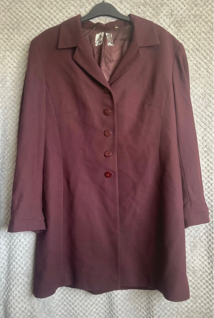 Burgundy Blazer