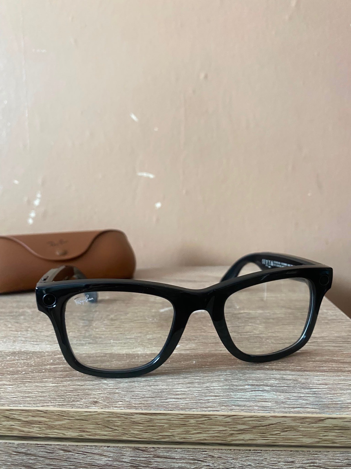 Rayban meta wayfarer shiny black transition gen 2