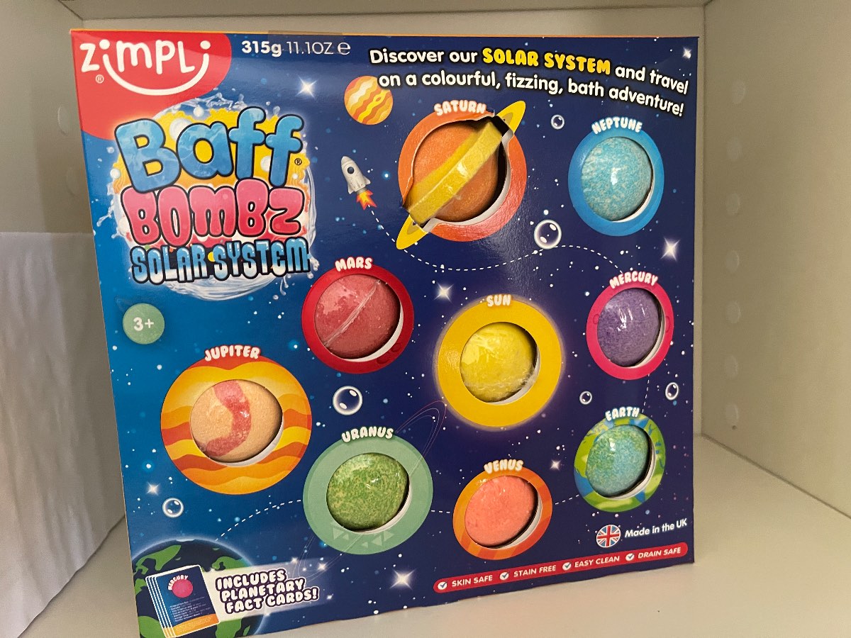 Zimpli Kids Solar System Baff Bombz Set