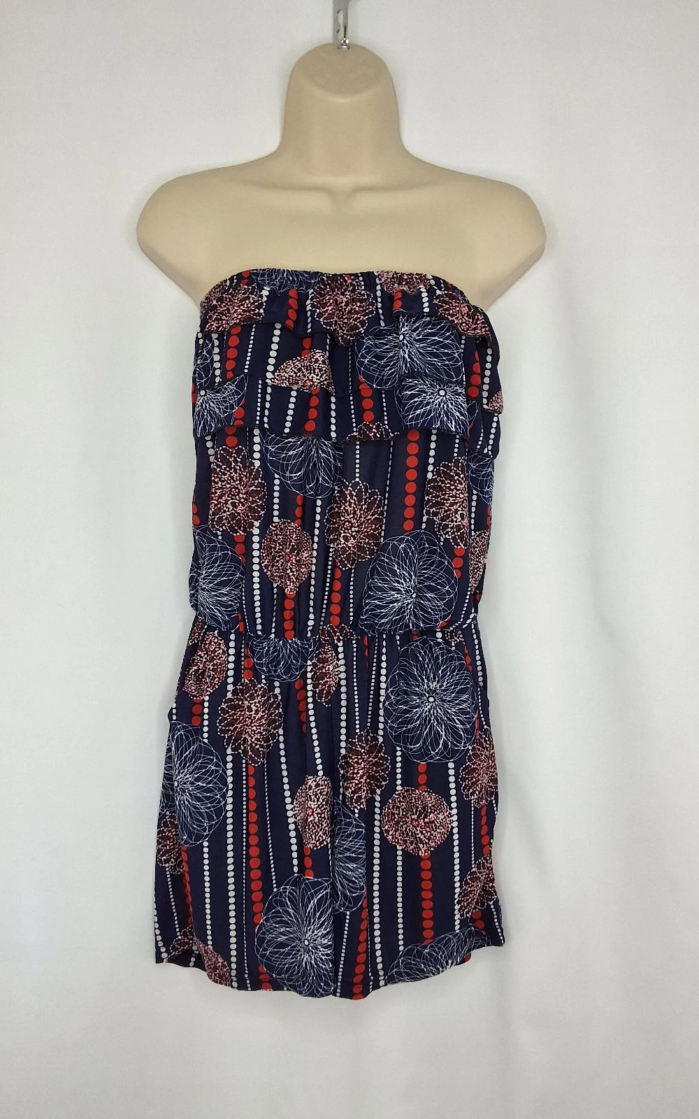 Stretchy Bandeau Summer Playsuit - Size XL-XXL