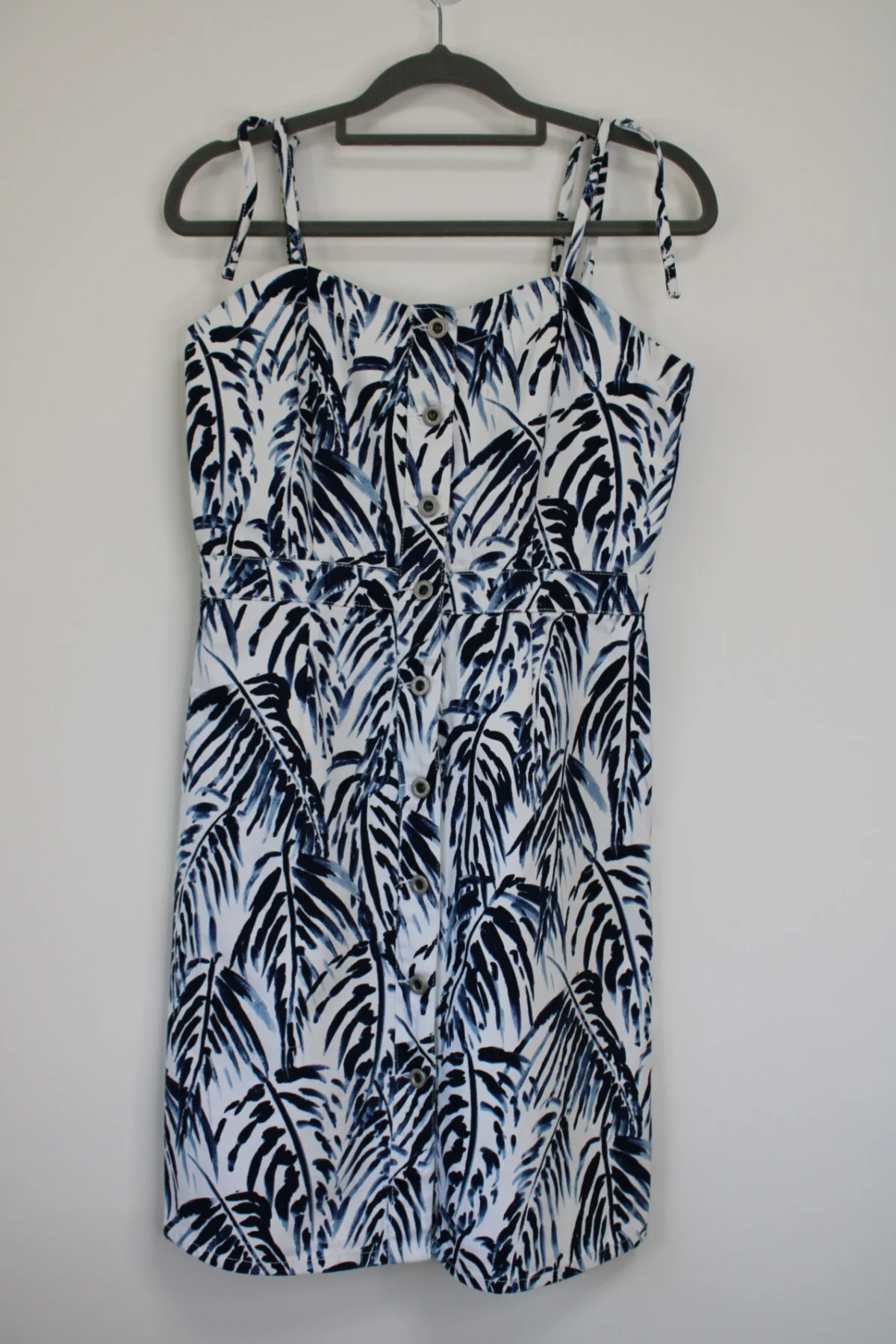 Jack Wills Palm Print Mini Dress - Size 8