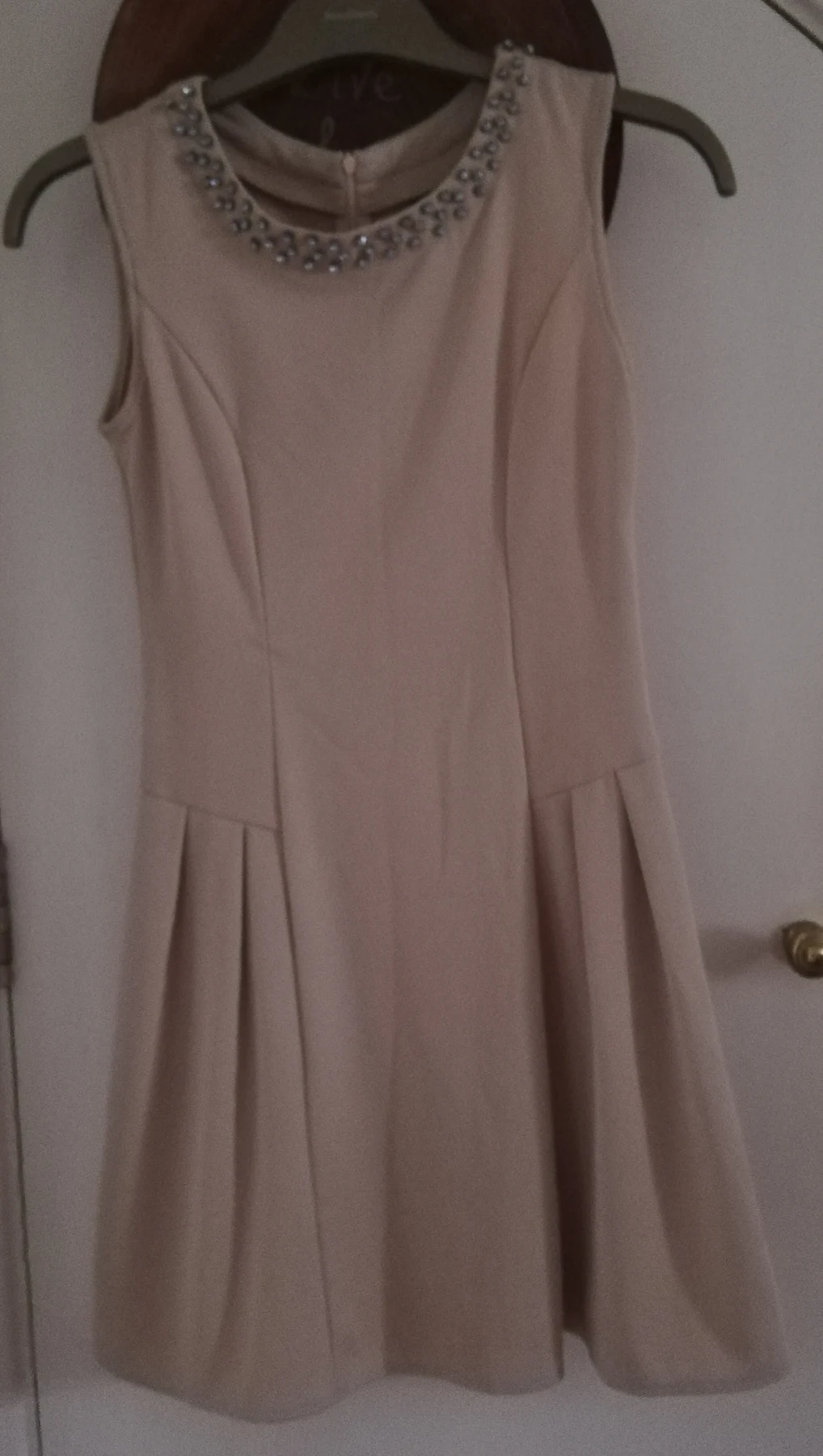 Next Mode beige occasion dress 10