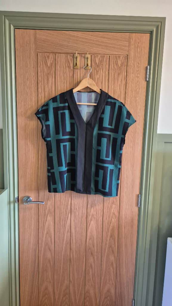 Batwing v-neck top