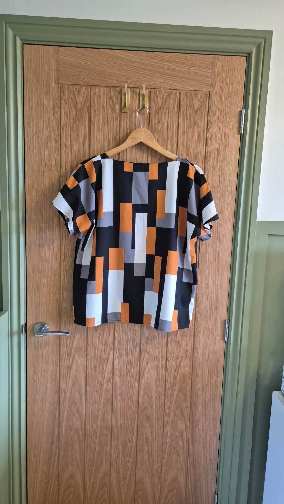 Multi-colour Short Sleeved Top