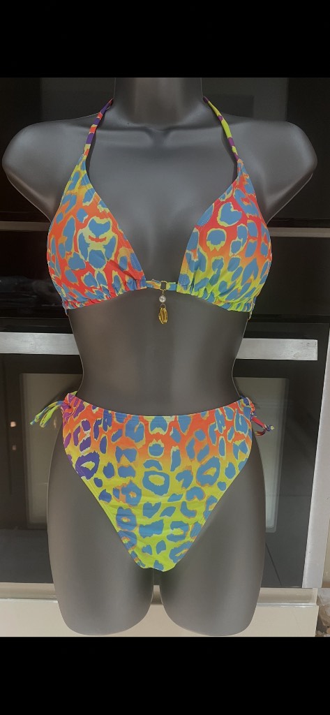 Colourful Animal Print Bikini