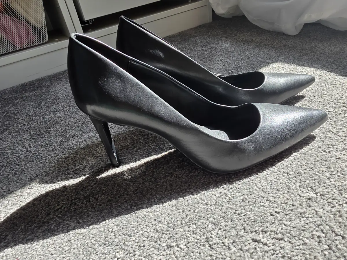 Calvin Klein leather heels UK6/39