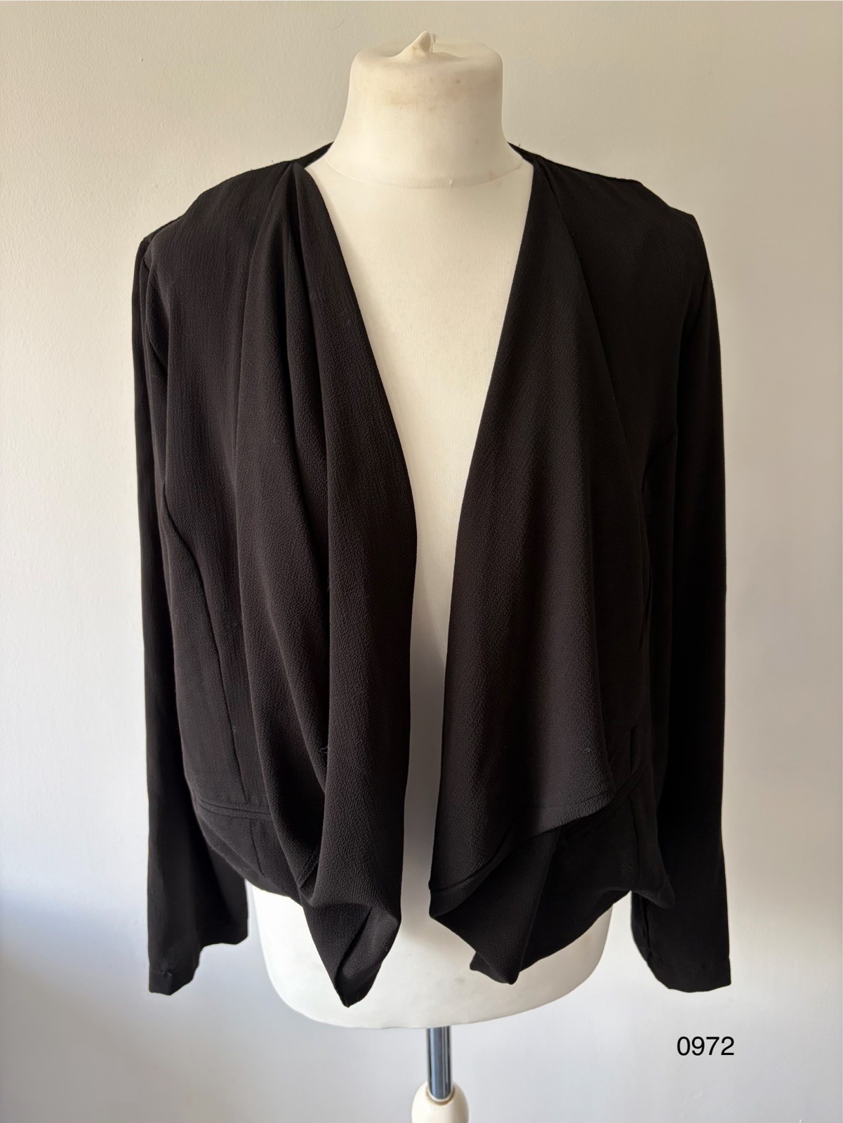 Atmosphere Black Waterfall Blazer / Jacket – UK 16
