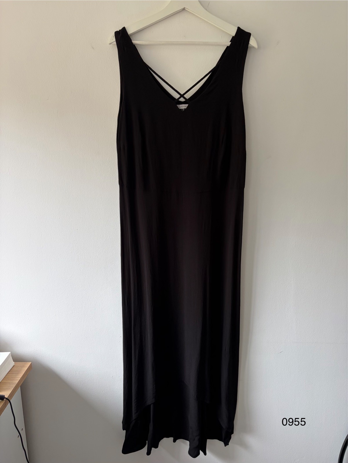 Bravissimo Black Maxi Dress – Size 18 – Strappy Back