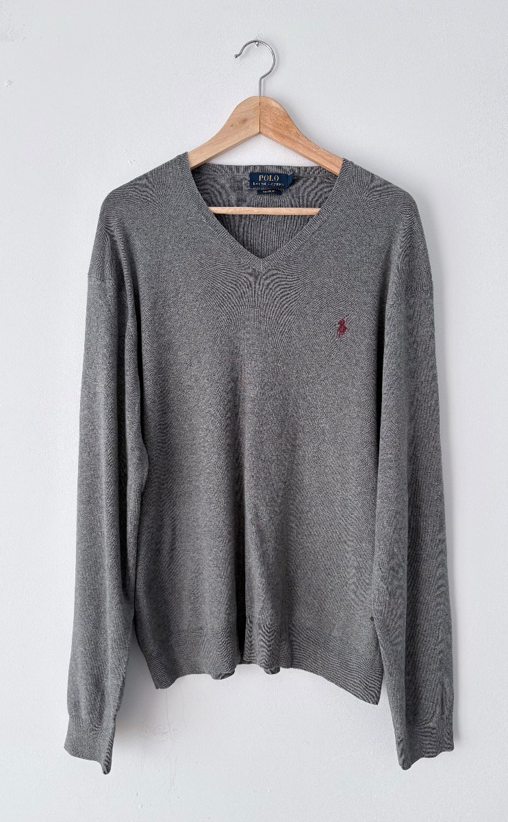 Polo Ralph Lauren V-neck sweater Large Excellent Condition