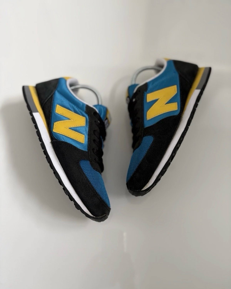 New Balance 430 Trainers Black 'Blue White' Size 6 Good Condition