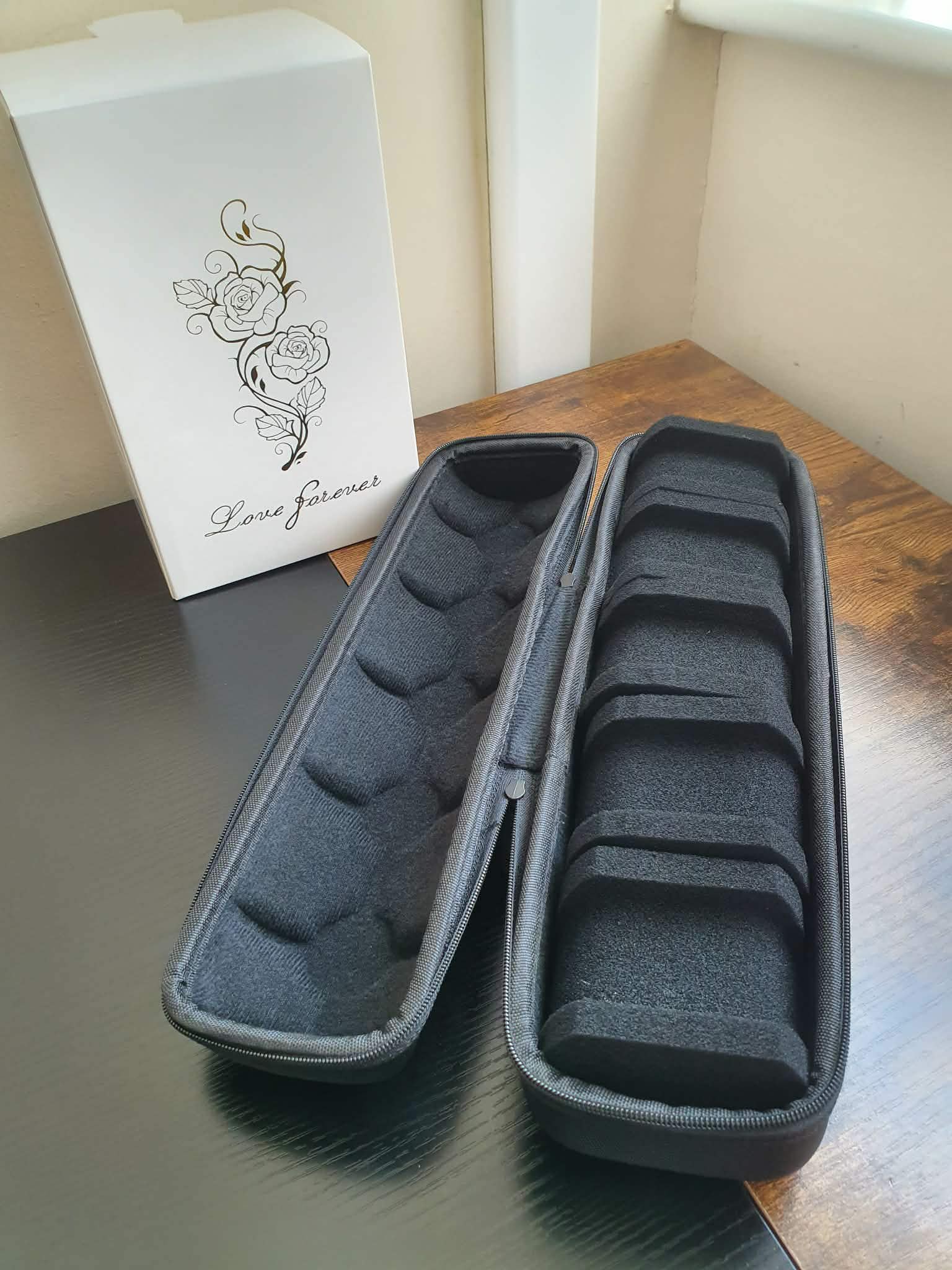 5-Slot Watch Travel Case with Hard Shell Design, Soft Foam Pillow, and Handle