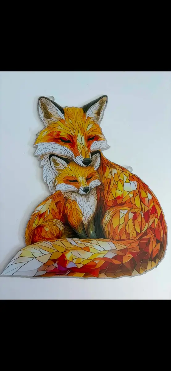 Fox suncatcher