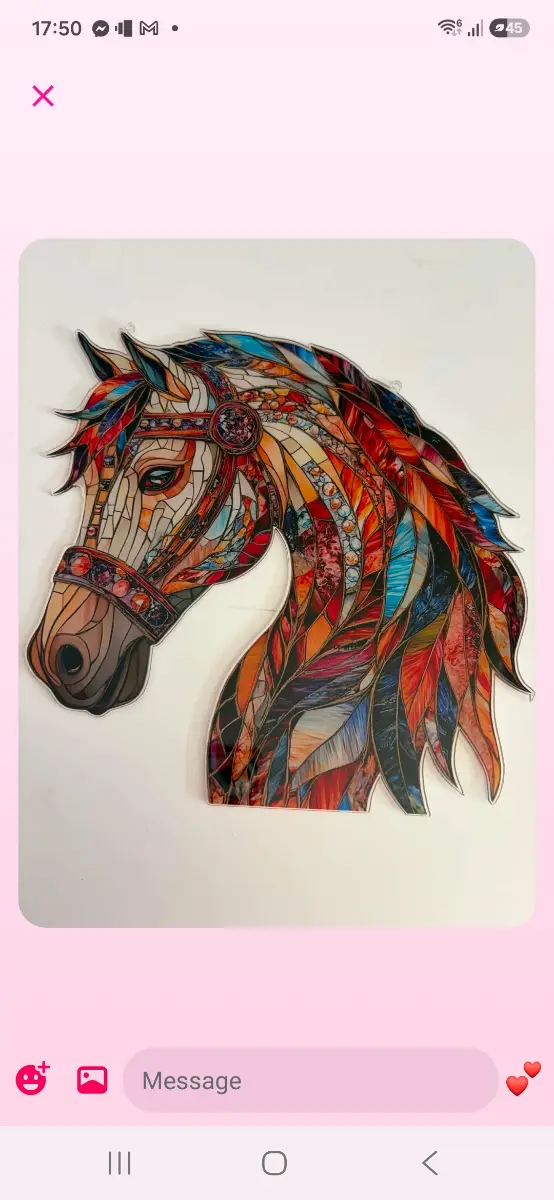Lovely horse suncatcher