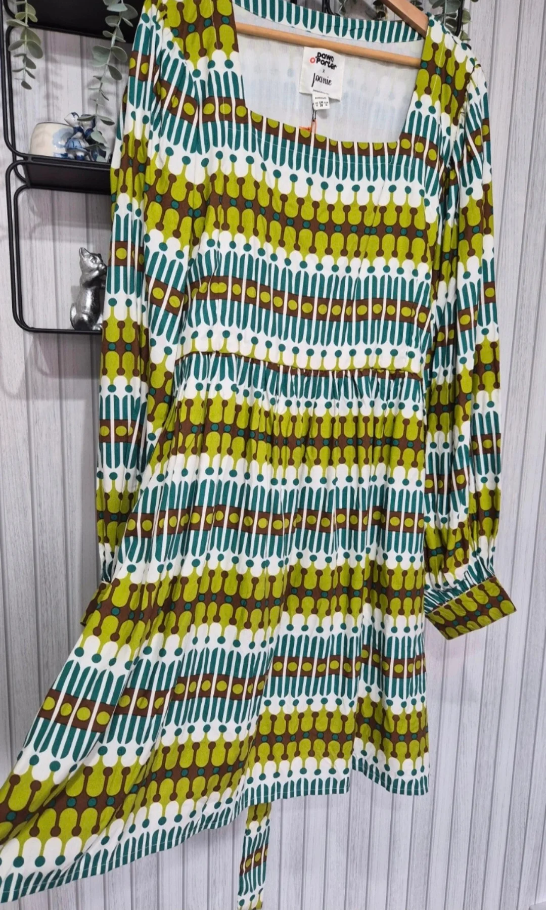 Dawn O’Porter x Joanie Crybaby Dress UK 20 NWT Retro 70s Mod