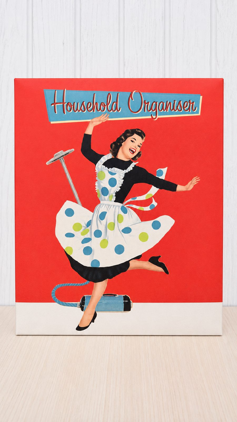 Paperchase Household Organiser Folder Retro 1950s Style Complete Unused Inserts