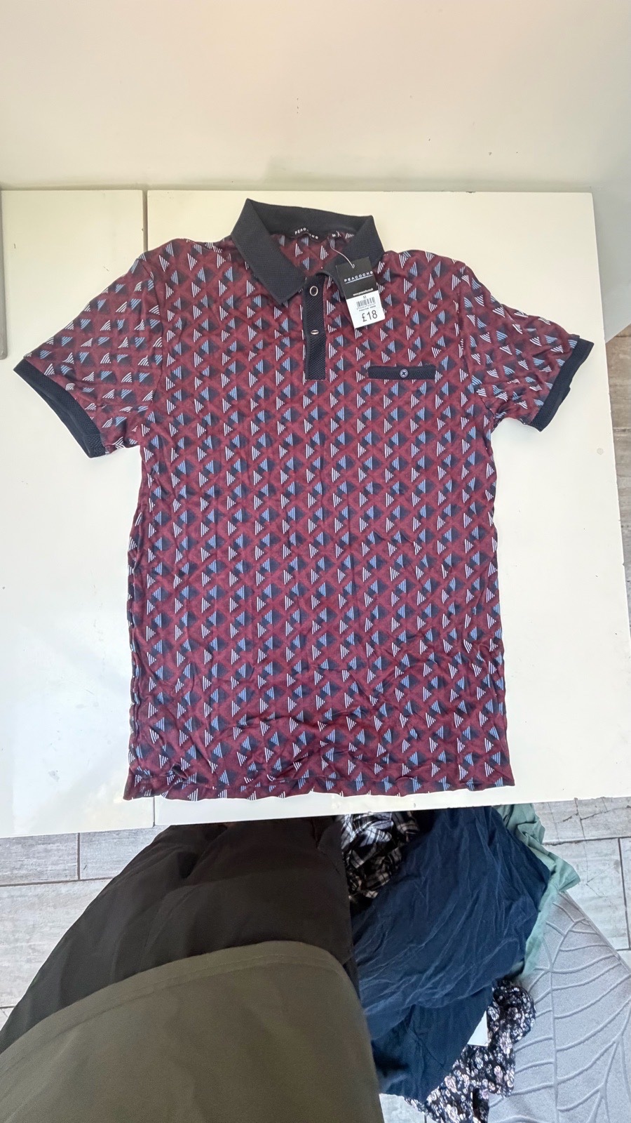 Peacock men shirt short