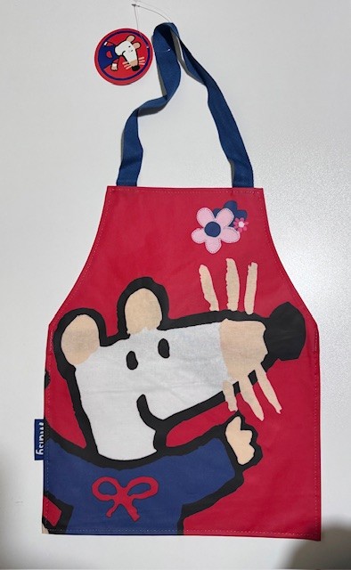 Maisy Mouse Childs Wipe clean Apron ideal for craft, play baking art,back to Nursery