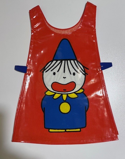 Dick Bruna Red Clown childs wipe clean tabard ideal for craft, play baking art back to nursery