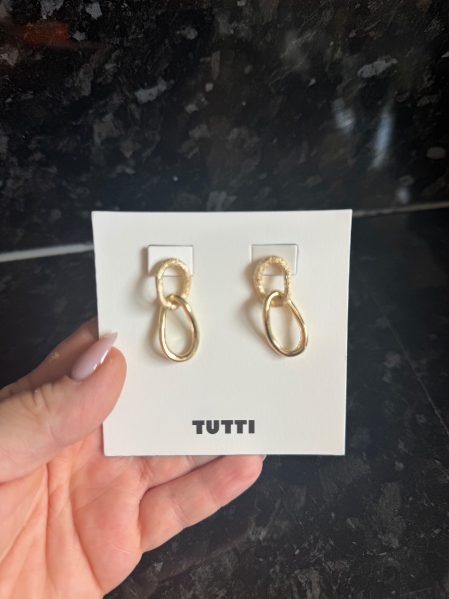 Tutti Gold Plated Fashion Jewellery Earrings