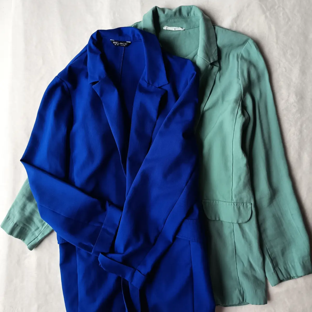 Bundle: 2 Open Blazers | Teal + Cobalt Blue | UK 16