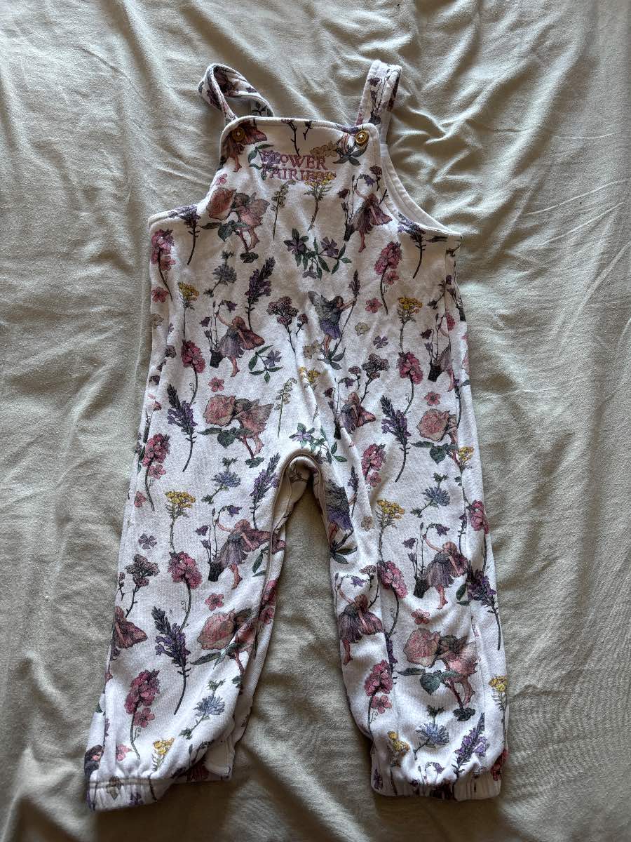 Nutmeg flower fairies dungarees 12 - 18 mths