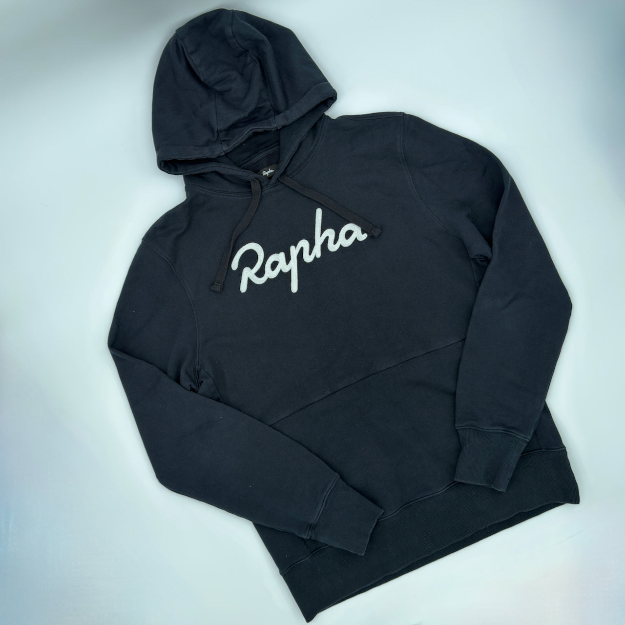 Rapha Men’s Logo Pullover Hoodie - Black - S - Very Good Used Condition