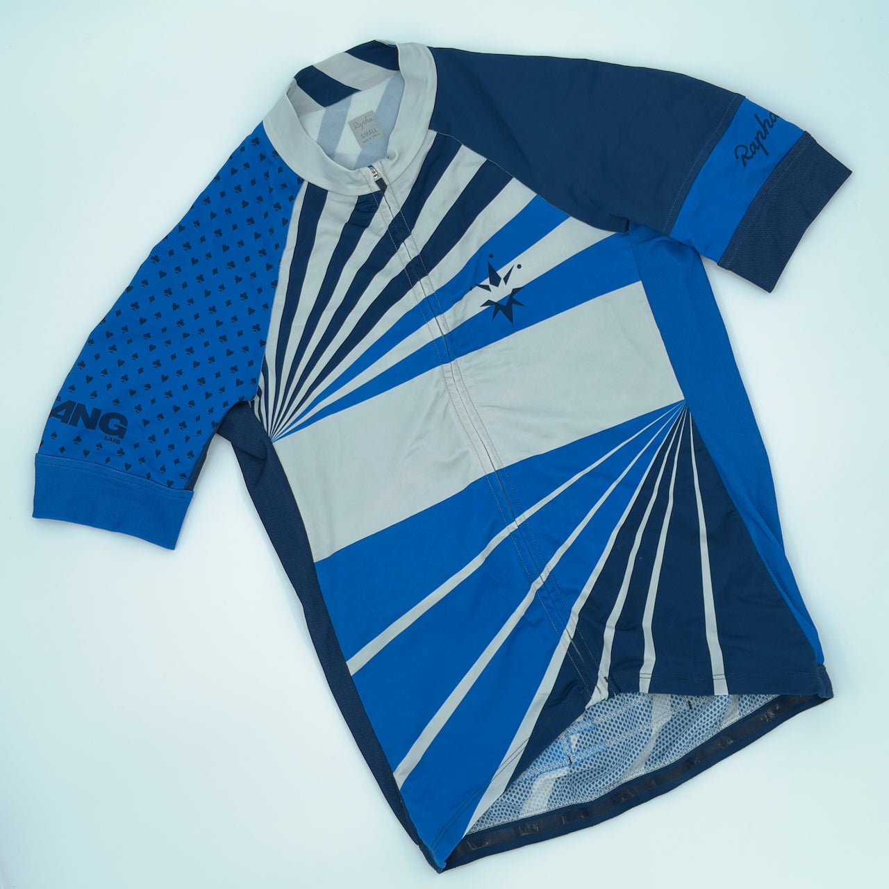 Rapha Trade Team “Les Anglais” Men's Jersey - S - Blue - Very Good Used Condition