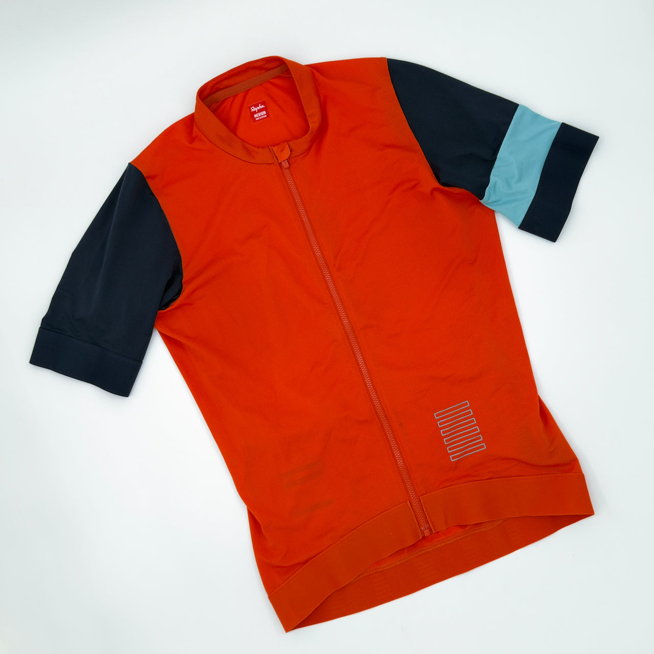 Rapha Men's Pro Team Training Jersey - M - Orange / Navy - Good Used Condition