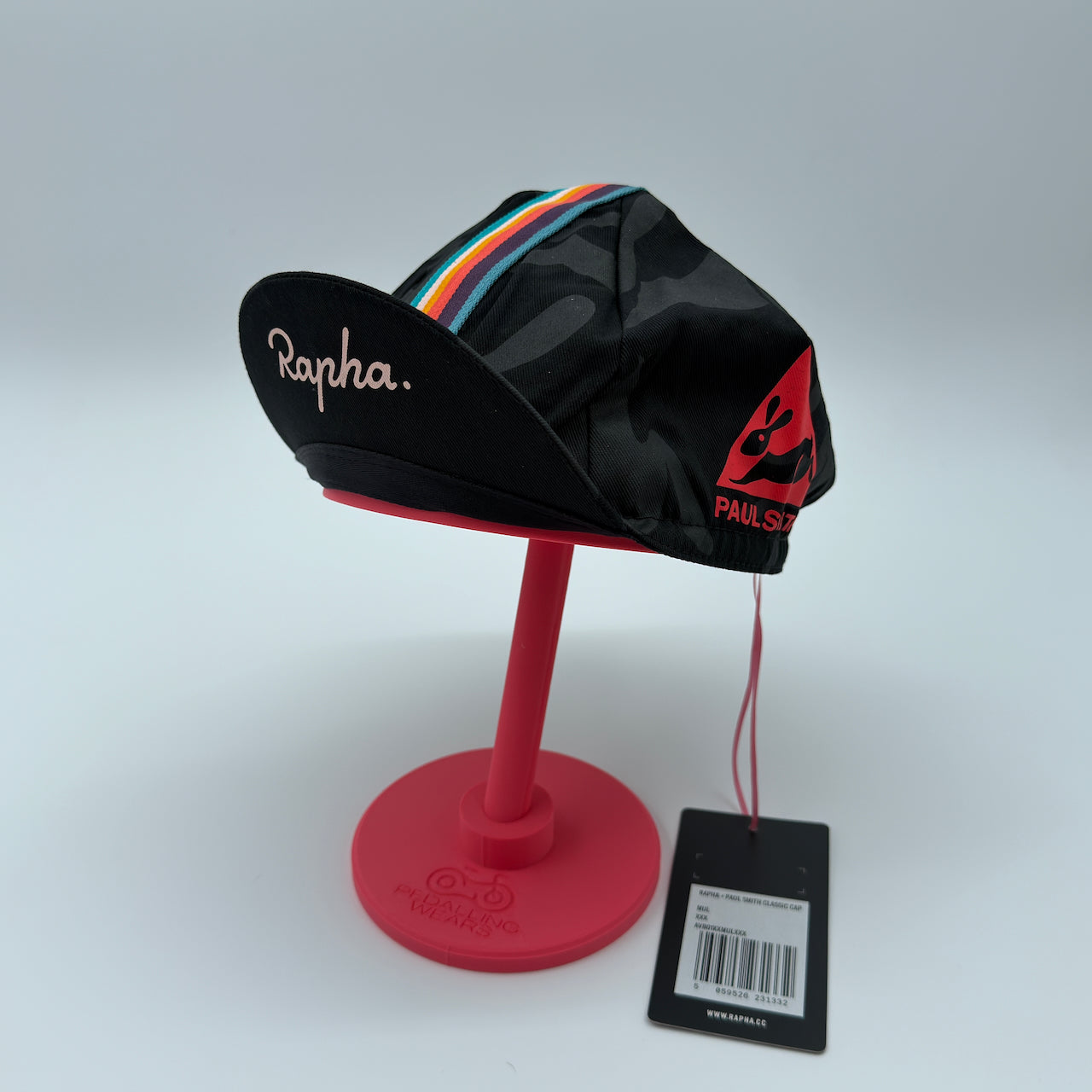 Rapha + Paul Smith Classic Cap - One Size - Black Camo / Multicolour - New With Tags