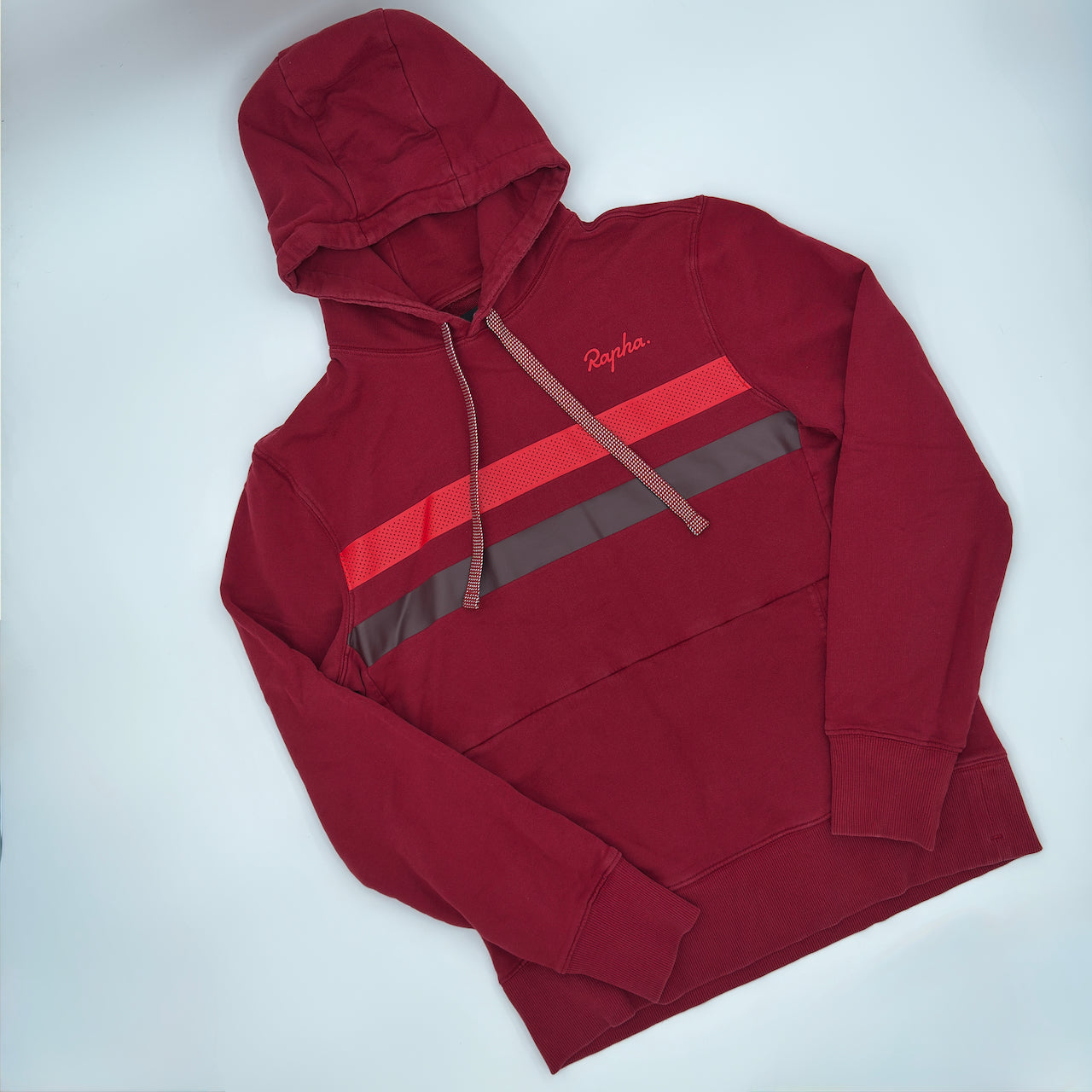 Rapha Brevet Hoodie - S - Red - Excellent Used Condition
