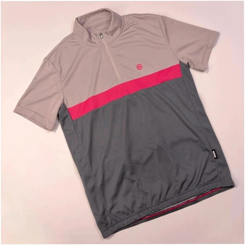 Chapeau! Men's Café Colour Block Jersey - M - Carbon Grey - Excellent Condition
