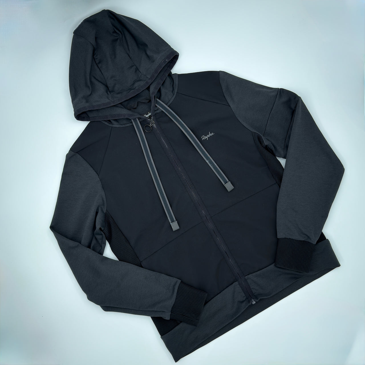 Rapha Women's Transfer Hoodie - M - Black / Dark Grey - Very Good Used Condition