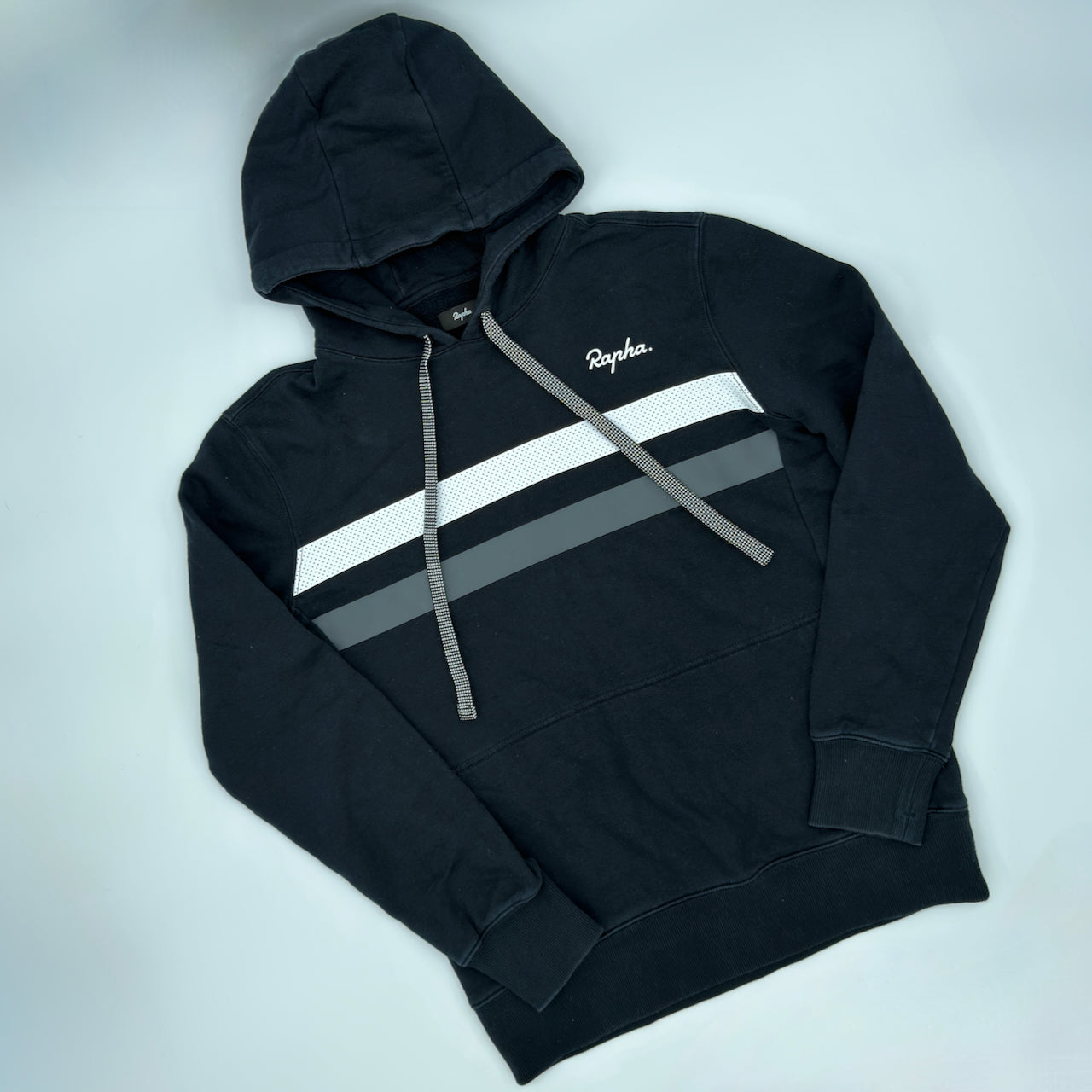 Rapha Men’s Brevet Hoodie - S - Black - Very Good Used Condition
