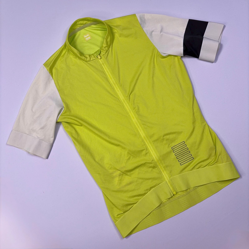 Rapha Pro Team Training Jersey - M - Lime / White - Very Good Used Condition