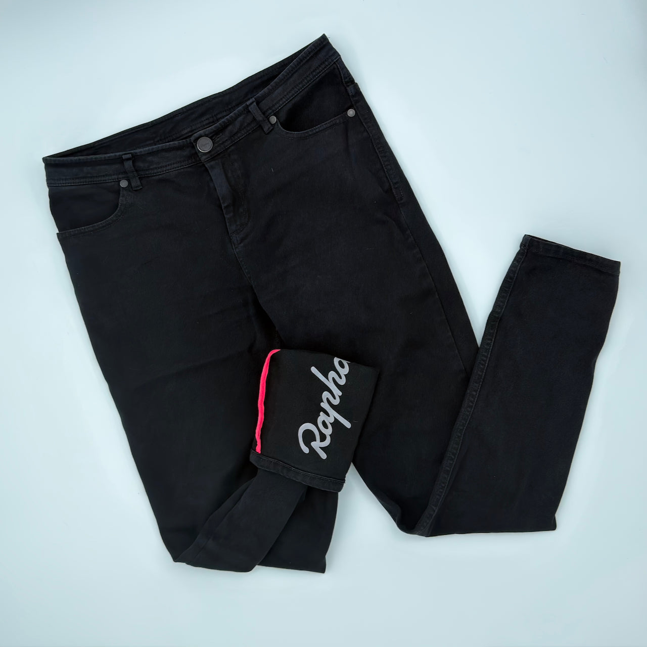 Rapha Women's Jeans - W30 L29 - Black - Very Good Used Condition