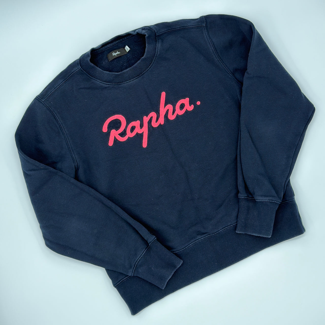 Rapha Women’s Logo Sweatshirt - S - Navy - Very Good Used Condition
