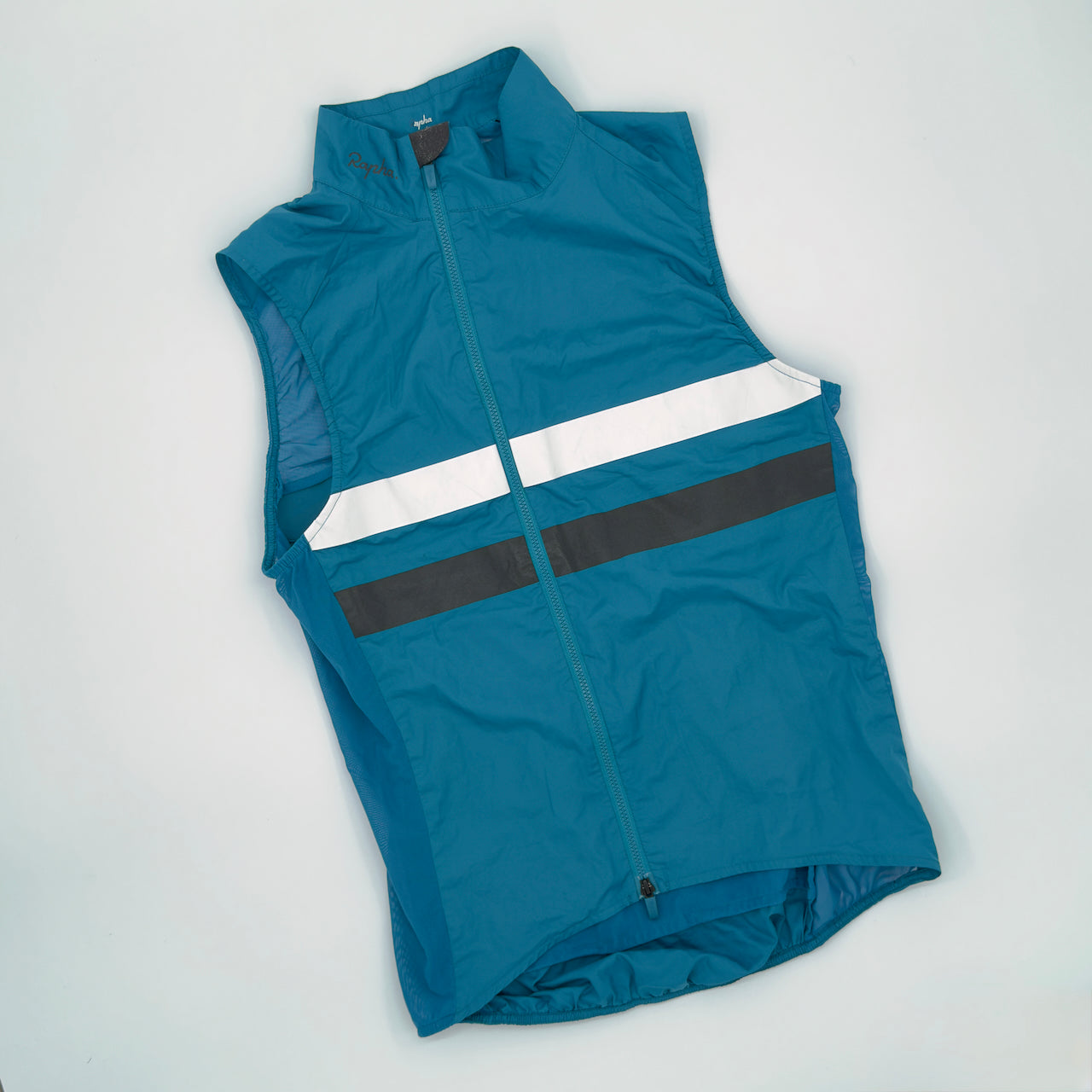 Rapha Brevet Reflective Gilet - XS - Teal - Very Good Used Condition