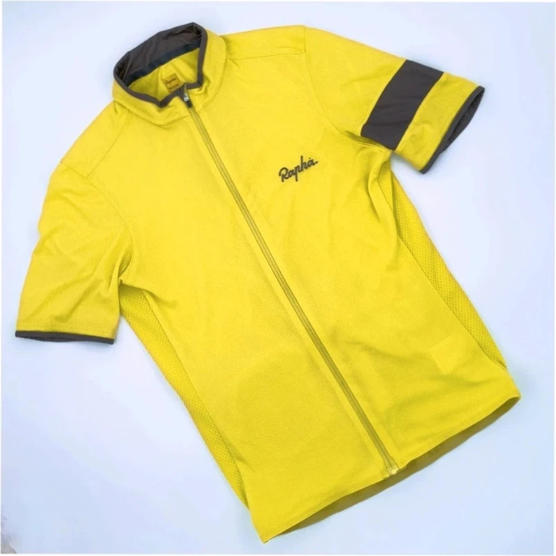 Rapha Super Lightweight Jersey - M - Yellow - Very Good Used Condition
