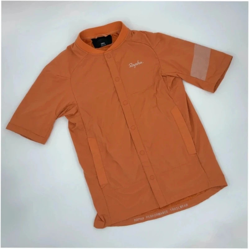 Rapha Trail Insulated Short Sleeve Jacket - S - Orange - Very Good Condition