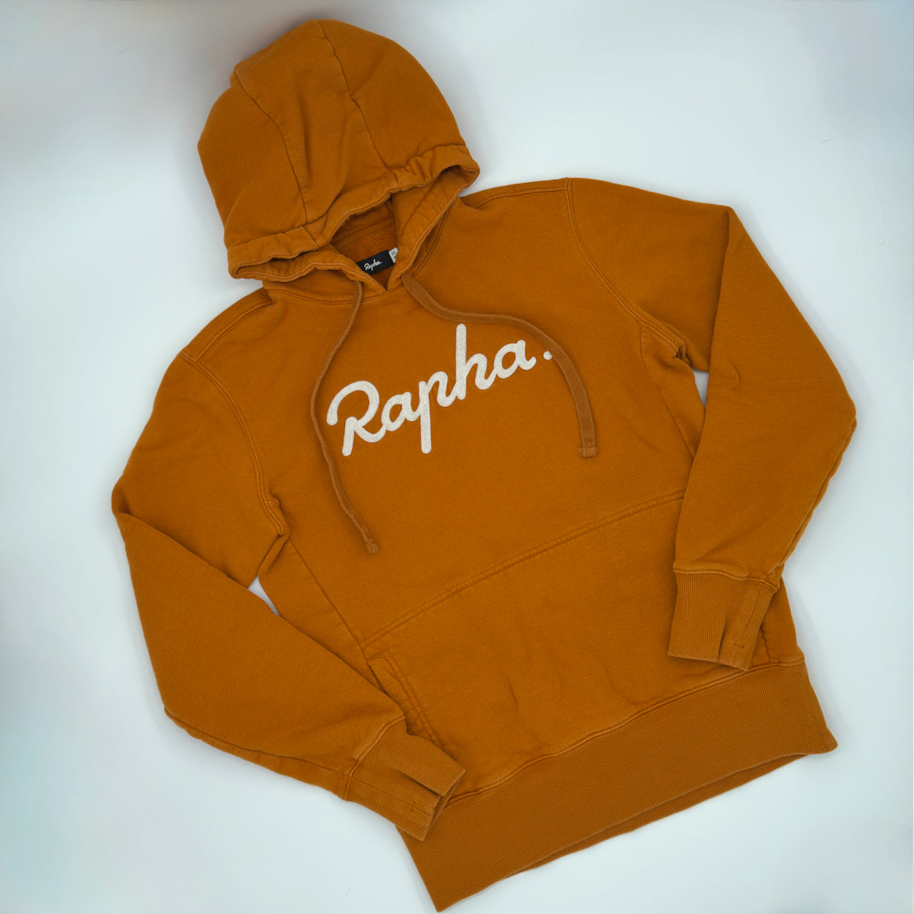 Rapha Men’s Logo Sweatshirt - XS - Mustard - Very Good Used Condition (Faded Cuffs)