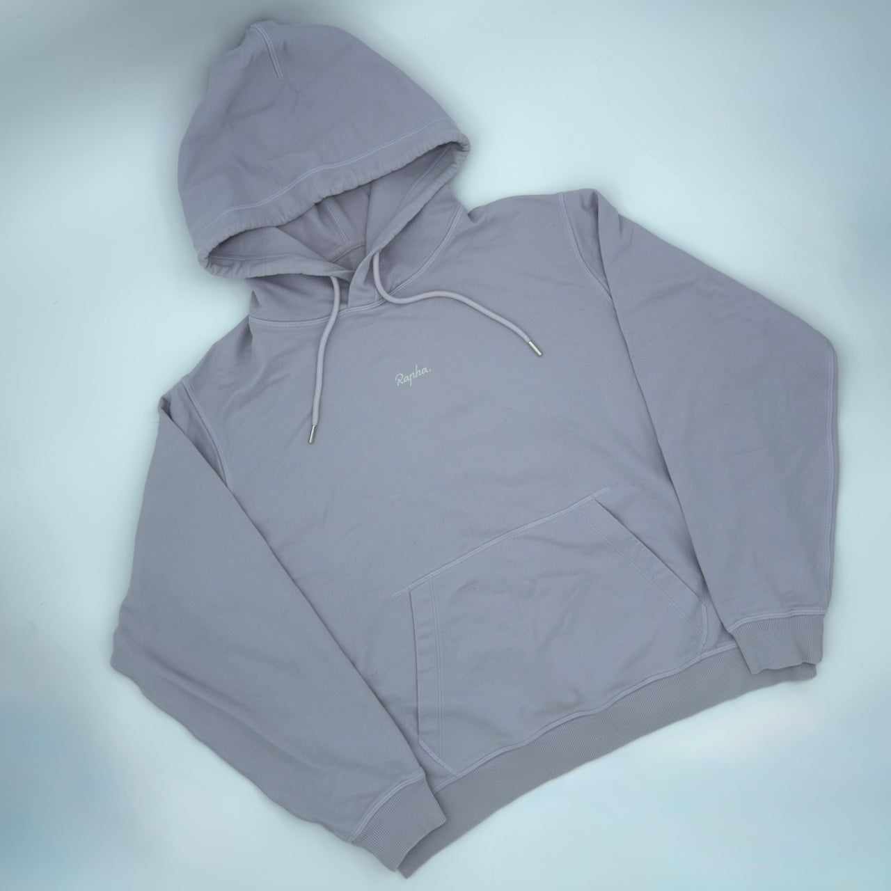 Rapha Women's Logo Pullover Hoodie - M - Lilac - Very Good Used Condition