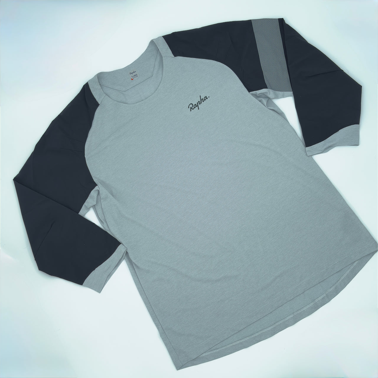 Rapha Women's Trail MTB Jersey (3/4 Sleeve) - XL - Light Grey / Black - Very Good Used Condition