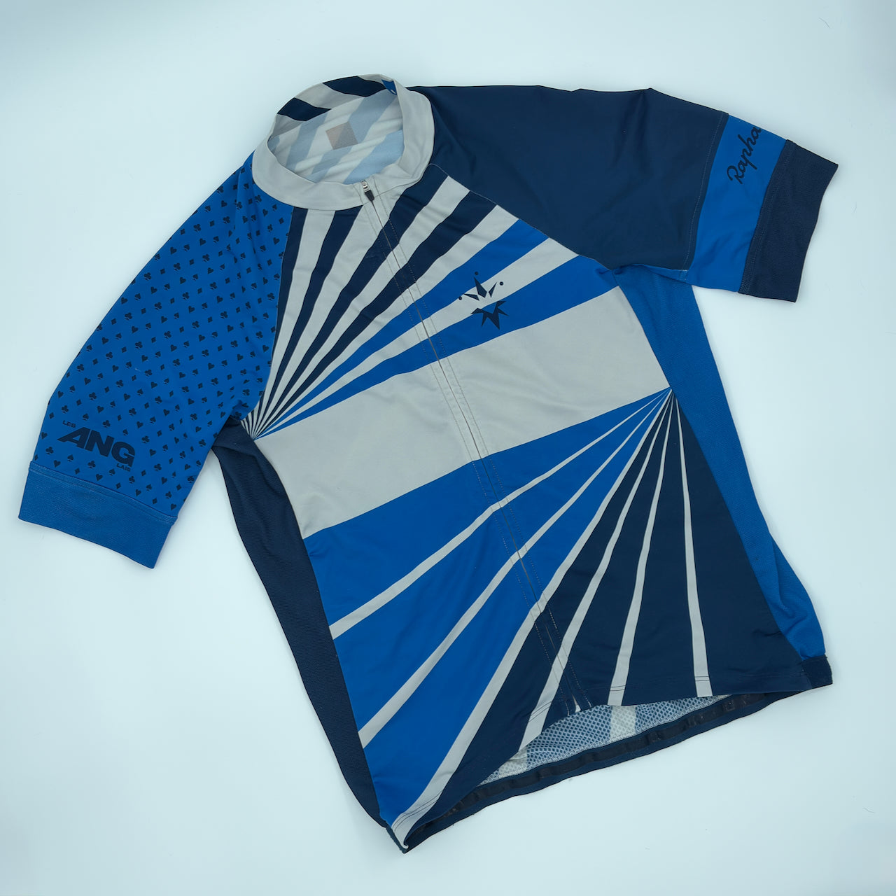 Rapha Trade Team “Les Anglais” Men’s Jersey - M - Blue - Good Used Condition