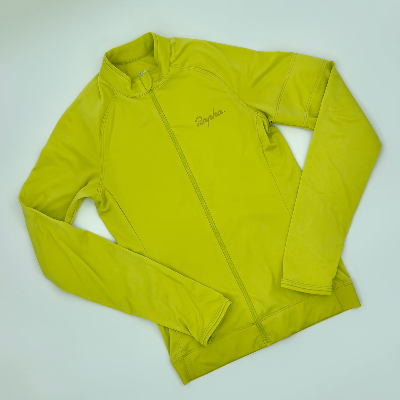 Rapha Women's Core Long Sleeve Jersey - XXS - Chartreuse Yellow - Very Good Used Condition