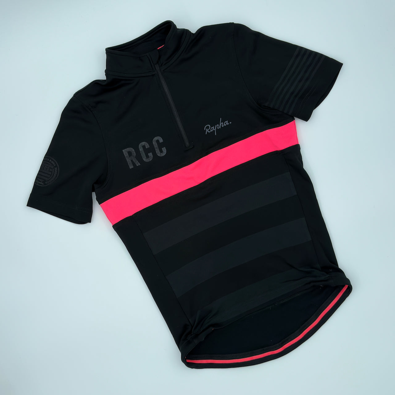 Rapha RCC Short Sleeve Men’s Jersey - XS - Black - Very Good Used Condition